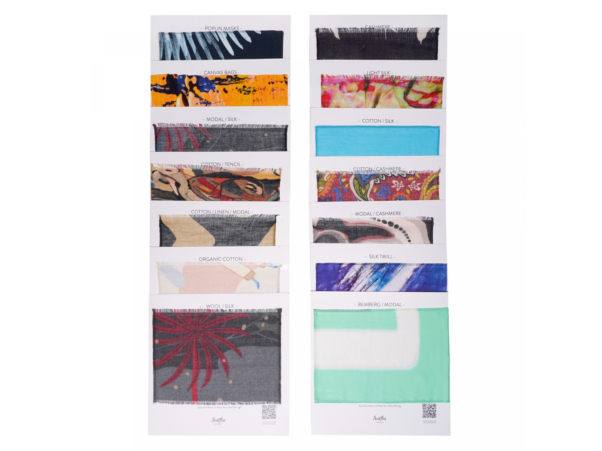 Fabric Swatch Pack For Printing