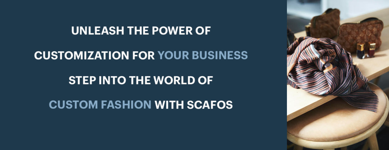 Create a Unique Brand Identity with Custom products from Scafos.